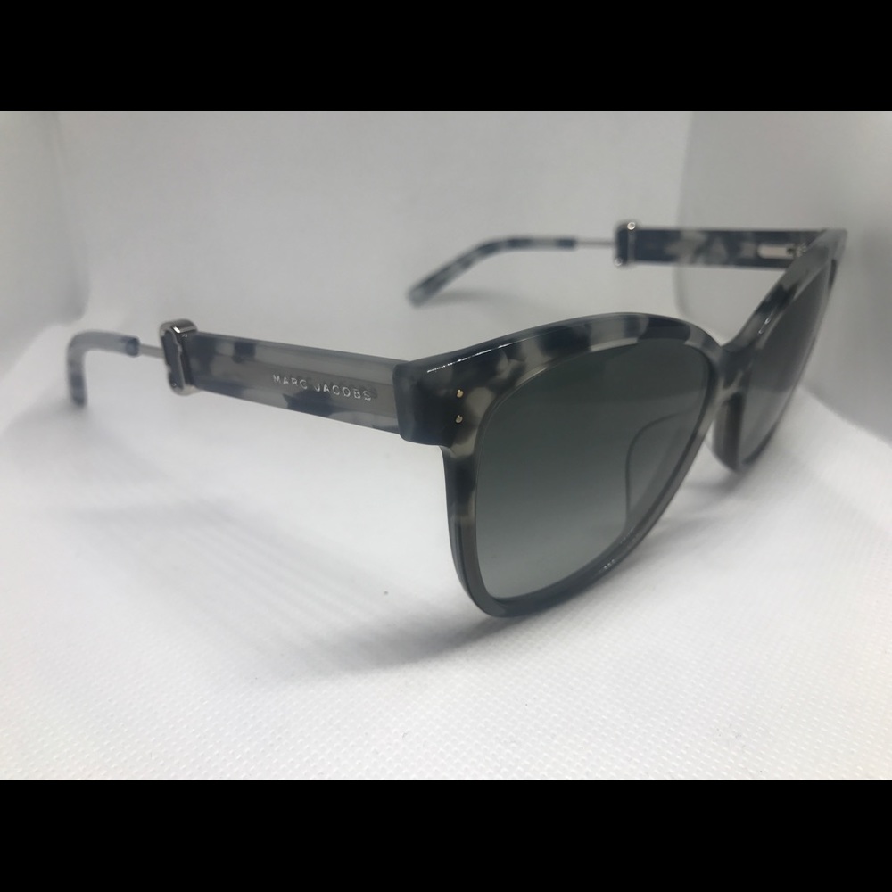 New Marc Jacobs Gray Havana Tortoise Sunglasses